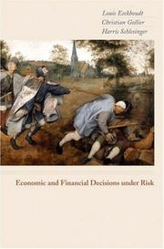 Front cover of Economic and financial decisions under risk by Louis Eeckhoudt