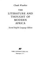 Cover of Afrique des africains by Claude Wauthier