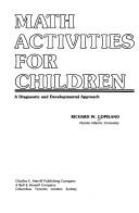 Cover of Math activities for children by Richard W. Copeland