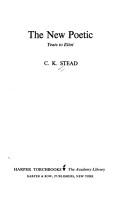 Cover of The new poetic by Stead, C. K.