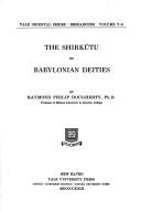 Front cover of The shirkûtu of Babylonian deities by Raymond Philip Dougherty