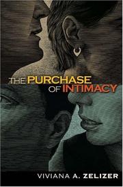 Cover of The purchase of intimacy by Viviana A. Rotman Zelizer