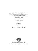 Front cover of The tragoedy of Cleopatra, Queene of Aegypt by Thomas May