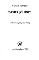 Cover of Winter journey by Halvard Johnson