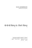 Cover of Story to anti-story by Mary Rohrberger