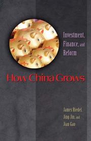 Cover of How China grows by James Riedel