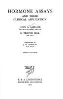 Front cover of Hormone assays and their clinical application by John Alexander Loraine