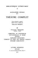 Cover of Théâtre complet by Alexandre Dumas