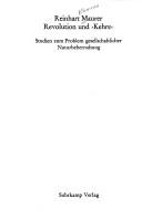 Front cover of Revolution und Kehre by Reinhart Klemens Maurer