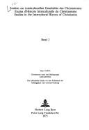 Front cover of Christentum unter den Bedingungen Lateinamerikas by Ingo Lembke
