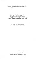 Front cover of Methodische Praxis der Literaturwissenschaft by Dieter Kimpel