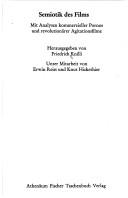 Cover of Semiotik des Films by Friedrich Knilli
