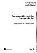 Front cover of Barnets språkutveckling, kommunikation by Birgitta Ahlberg