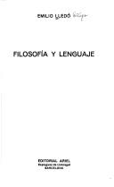 Front cover of Filosofía y lenguaje by Emilio Lledó Iñigo