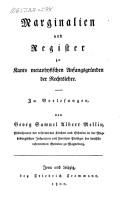 Cover of Marginalien und Register zu Kants metaphysischen Anfangsgründen der Rechtslehre by George Samuel Albert Mellin