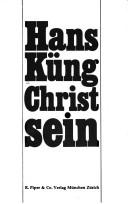 Cover of Christ sein by Hans Küng
