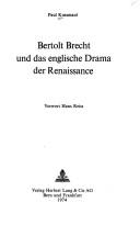 Front cover of Bertolt Brecht und das englische Drama der Renaissance by Paul Kussmaul