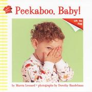 Front cover of Peekaboo, baby! by Marcia Leonard