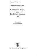 Front cover of Gottfried von Bulljon ; oder, Das erlösete Jerusalem by Torquato Tasso