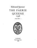 Front cover of The faerie queene, 1596 by Edmund Spenser