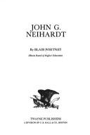 Front cover of John G. Neihardt by Blair Whitney