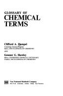 Front cover of Glossary of chemical terms by Clifford A. Hampel