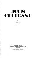 Cover of John Coltrane by Bill Cole