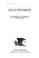 Cover of Julia Peterkin by Tom Landess