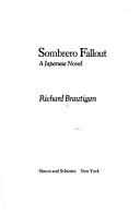 Cover of Sombrero fallout by Richard Brautigan