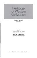 Front cover of Heritage of Western civilization by John Louis Beatty