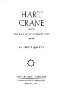 Cover of Hart Crane by Philip Horton