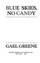Front cover of Blue skies, no candy by Gael Greene