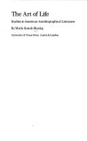 Front cover of The art of life by Mutlu Konuk Blasing