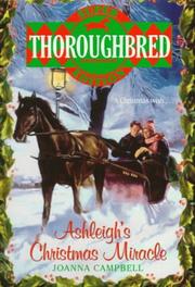 Cover of Ashleigh's Christmas miracle by Joanna Campbell