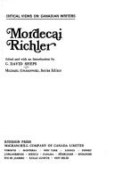Front cover of Mordecai Richler by G. David Sheps
