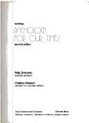 Front cover of Psychology for our times by Philip G. Zimbardo