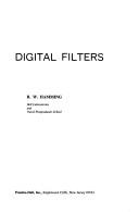 Cover of Digital filters by Richard Hamming