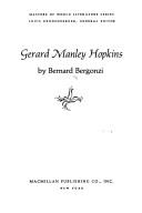 Front cover of Gerard Manley Hopkins by Bergonzi, Bernard.