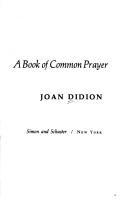 Front cover of A book of common prayer by Joan Didion