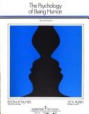 Front cover of The psychology of being human by Elton B. McNeil