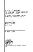 Front cover of A research guide to science fiction studies by Marshall B. Tymn