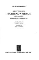 Cover of Antonio Gramsci by Antonio Gramsci