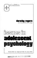 Front cover of Issues in adolescent psychology by Dorothy Rogers