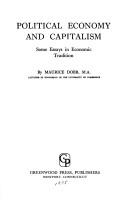 Front cover of Political economy and capitalism by Maurice Herbert Dobb