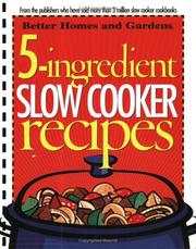 Cover of 5-ingredient slow cooker recipes by Carrie E. Holcomb