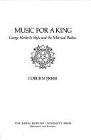 Front cover of Music for a king by Coburn Freer