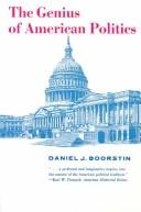 Front cover of The genius of American politics by Daniel J. Boorstin
