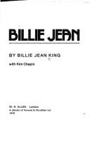 Front cover of Billie Jean by Billie Jean King