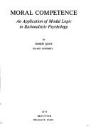 Cover of Moral competence by Moshe Kroy