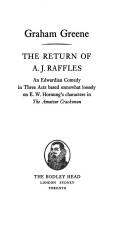 Front cover of The return of A. J. Raffles by Graham Greene